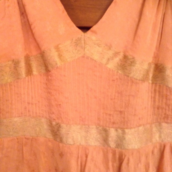 Badgley Mischka Silk Spaghetti Strap Dress - Picture 4 of 8